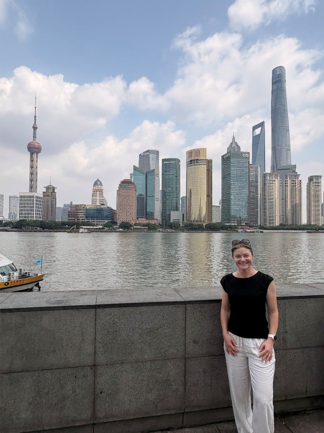 Estha van der Linden in Shanghai
